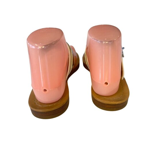 Coach Women's 7 Eileen Turn lock Slide Sandals Ivory/Silver Buckle EU 37 - Picture 8 of 13